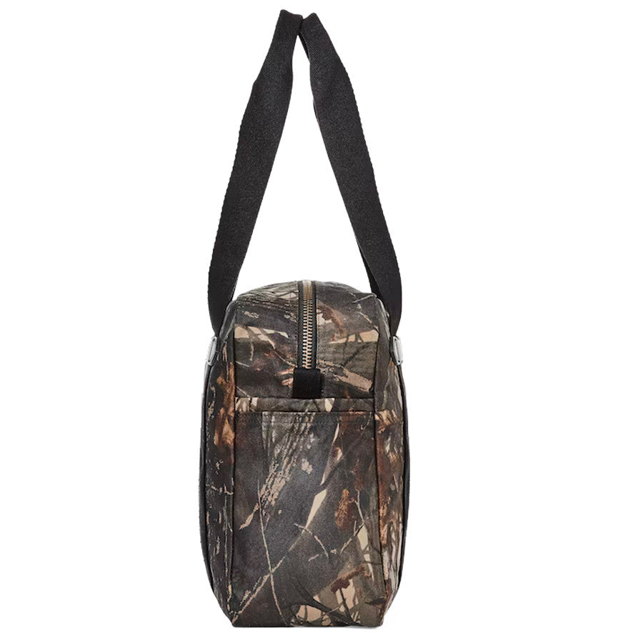 Tin Cloth Tote Borsa Filson con cerniera in legno duro di albero vero Camo