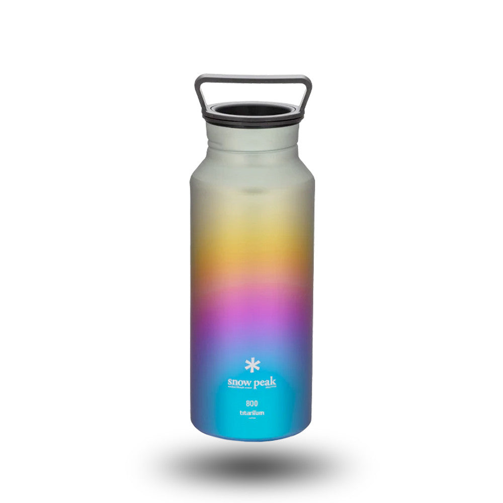 Bouteille en Titane Multi Color Snow Peak  Aurora Bottle 800 Rainbow